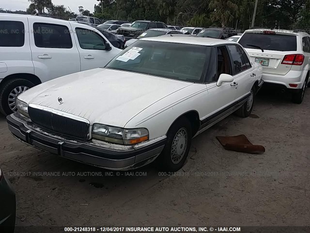 1G4CW53L0M1690553 - 1991 BUICK PARK AVENUE  WHITE photo 2