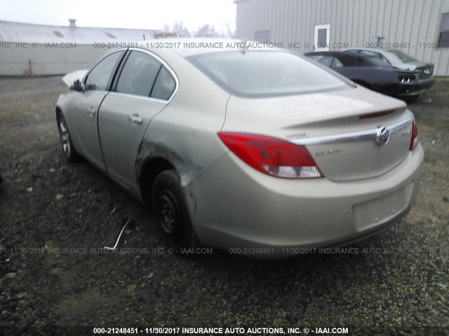 2G4GS5EK0C9149885 - 2012 BUICK REGAL PREMIUM GOLD photo 3