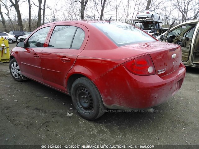 1G1AD5F53A7121924 - 2010 CHEVROLET COBALT 1LT RED photo 3