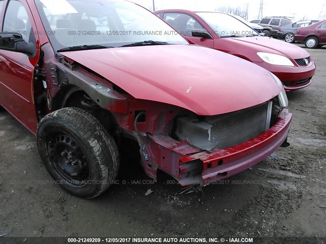 1G1AD5F53A7121924 - 2010 CHEVROLET COBALT 1LT RED photo 6