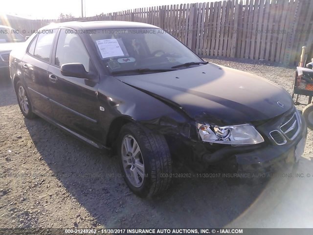 YS3FD49Y071133529 - 2007 SAAB 9-3 2.0T BLACK photo 1