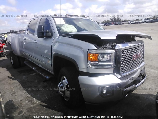 1GT424E8XFF156537 - 2015 GMC SIERRA K3500 DENALI SILVER photo 1