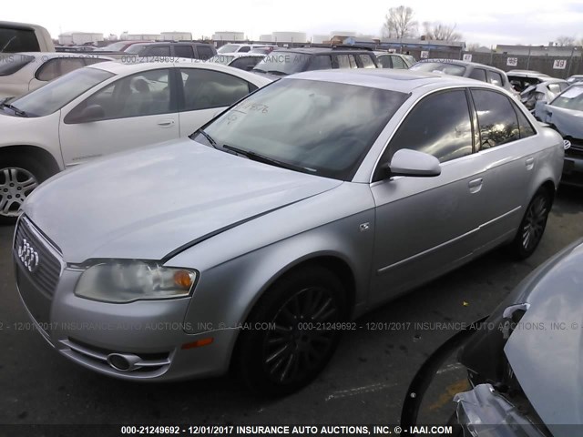 WAUDF78E86A120203 - 2006 AUDI A4 2.0T QUATTRO SILVER photo 2