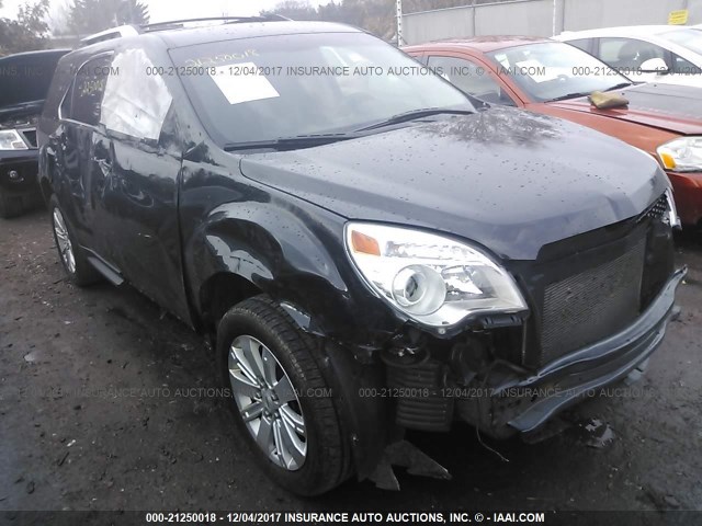 2CNFLGE58B6334460 - 2011 CHEVROLET EQUINOX LTZ BLACK photo 1