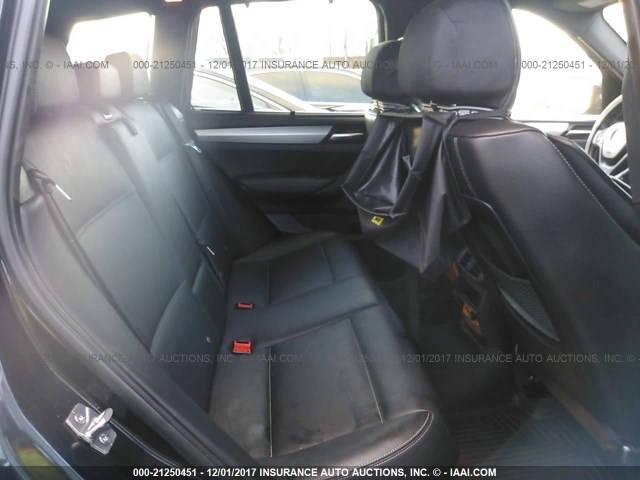 5UXWX7C59CL735728 - 2012 BMW X3 XDRIVE35I BLACK photo 8