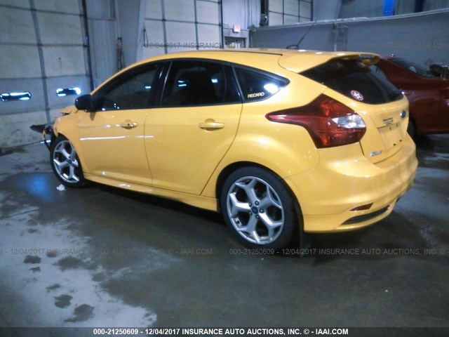 1FADP3L94DL185849 - 2013 FORD FOCUS ST YELLOW photo 3