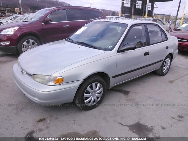 1Y1SK52832Z422812 - 2002 CHEVROLET GEO PRIZM LSI SILVER photo 2