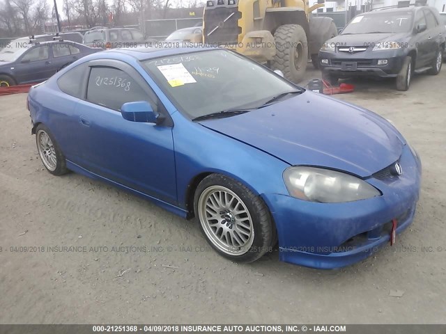 JH4DC53035S016396 - 2005 ACURA RSX TYPE-S BLUE photo 1