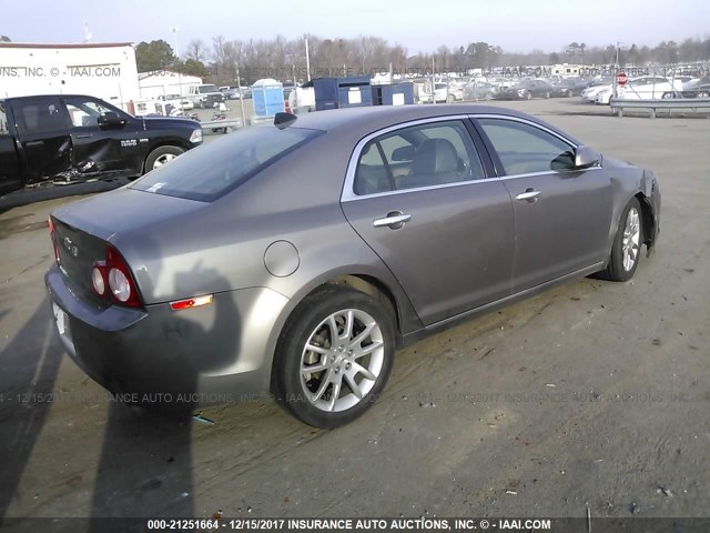 1G1ZG5E74CF135143 - 2012 CHEVROLET MALIBU LTZ 灰色 照片 4