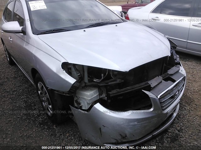 KMHDU46D69U717320 - 2009 HYUNDAI ELANTRA GLS/SE SILVER photo 6