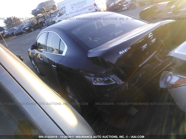 1N4AA5AP8EC466734 - 2014 NISSAN MAXIMA S/SV BLACK photo 3