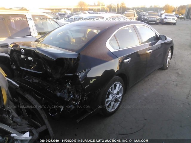 1N4AA5AP8EC466734 - 2014 NISSAN MAXIMA S/SV BLACK photo 4