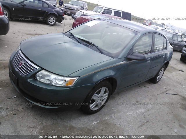 1G8AJ55F07Z153814 - 2007 SATURN ION LEVEL 2 GREEN photo 2