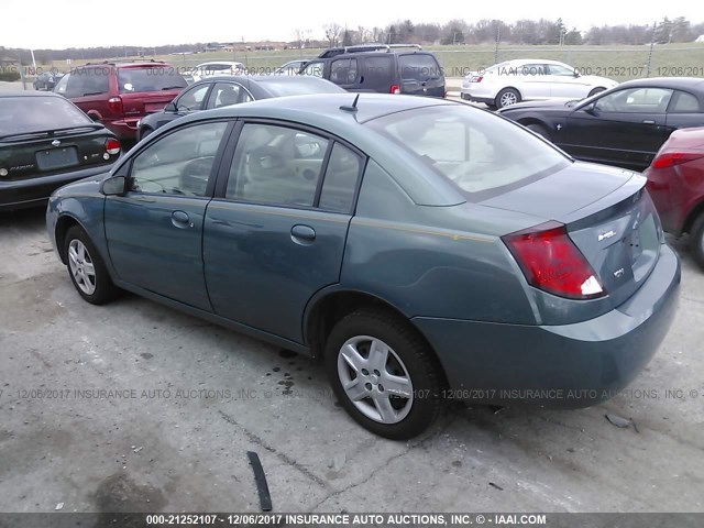 1G8AJ55F07Z153814 - 2007 SATURN ION LEVEL 2 GREEN photo 3