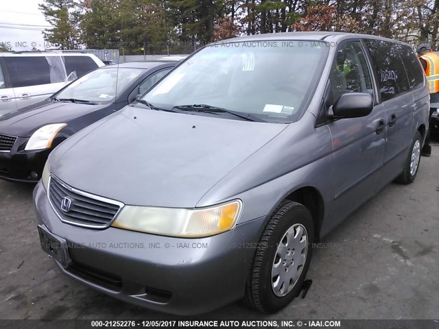 2HKRL1854YH614424 - 2000 HONDA ODYSSEY LX GRAY photo 2