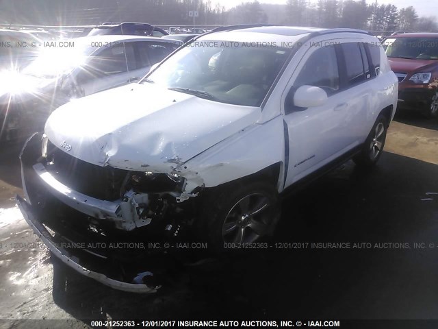 1C4NJCEA6GD760815 - 2016 JEEP COMPASS LATITUDE 白色 照片 2