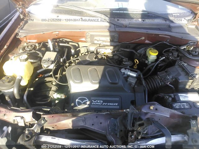4F2CU081X1KM31286 - 2001 MAZDA TRIBUTE LX/ES მუქწითელი ფოტო 10