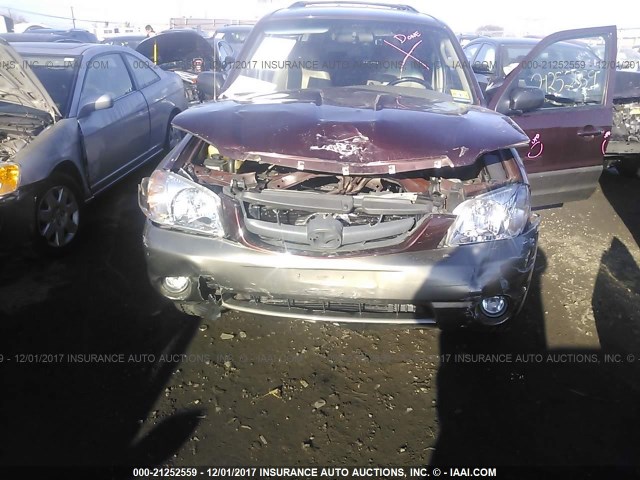 4F2CU081X1KM31286 - 2001 MAZDA TRIBUTE LX/ES მუქწითელი ფოტო 6