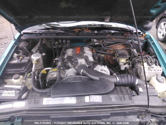 1GKDT13W1S2555839 - 1995 GMC JIMMY GREEN photo 10