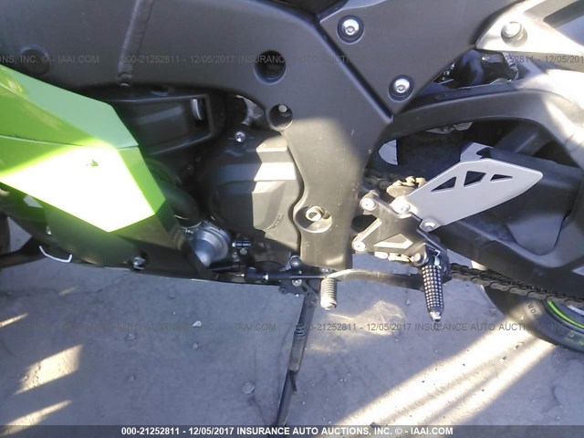 JKAZXCK16EA009811 - 2014 KAWASAKI ZX1000 K GREEN photo 9