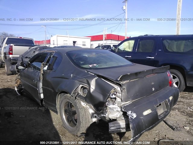 2G1WW12E049118769 - 2004 CHEVROLET MONTE CARLO LS GRAY photo 3