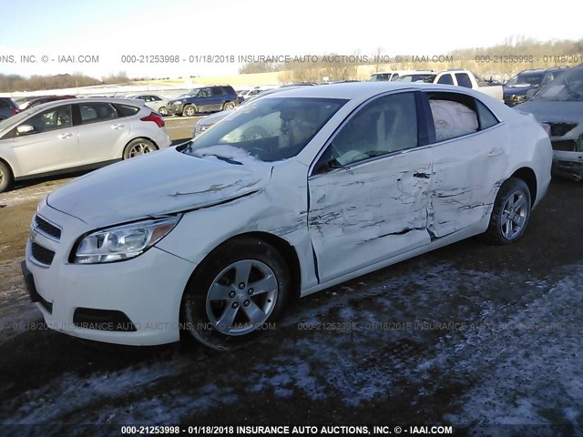 1G11C5SA2DF248874 - 2013 CHEVROLET MALIBU 1LT 白色 照片 2