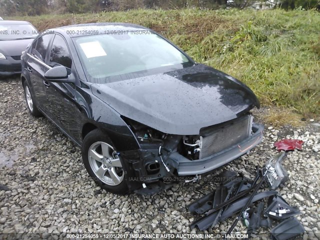 1G1PC5SB6E7249105 - 2014 CHEVROLET CRUZE LT BLACK photo 1