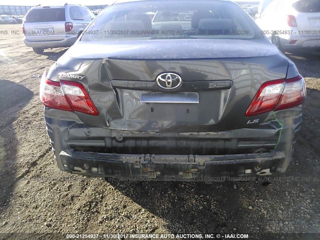 4T4BE46K99R134622 - 2009 TOYOTA CAMRY SE/LE/XLE GRAY photo 6