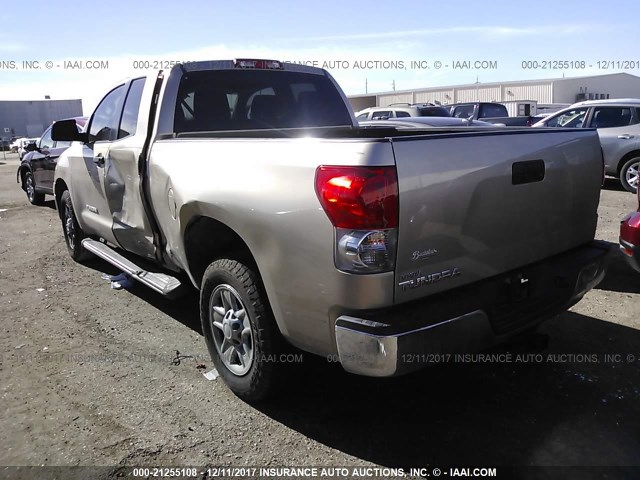 5TFRU54118X014150 - 2008 TOYOTA TUNDRA DOUBLE CAB/DOUBLE CAB SR5 BEIGE photo 3