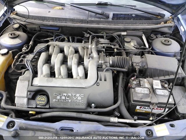 1ZWFT61L215618690 - 2001 MERCURY COUGAR V6 BLUE photo 10