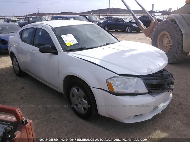 1B3CC4FB0AN135540 - 2010 DODGE AVENGER SXT WHITE photo 1