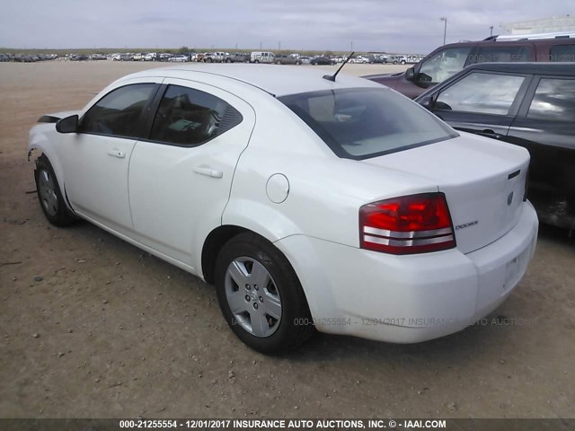 1B3CC4FB0AN135540 - 2010 DODGE AVENGER SXT WHITE photo 3