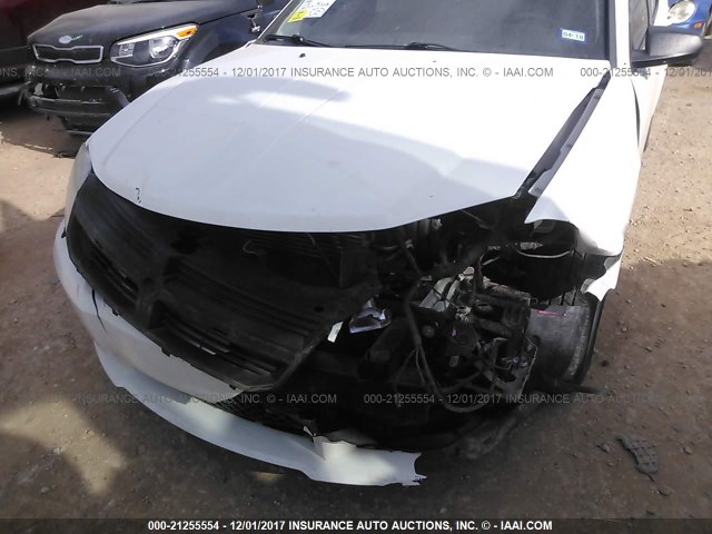 1B3CC4FB0AN135540 - 2010 DODGE AVENGER SXT WHITE photo 6