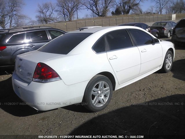 2G1WB5E31E1186737 - 2014 CHEVROLET IMPALA LIMITED LT WHITE photo 4