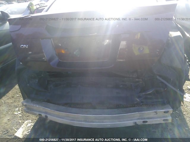 1G8AG52F33Z185380 - 2003 SATURN ION LEVEL 1 BURGUNDY photo 6