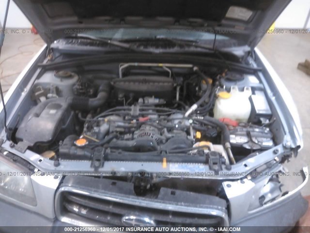 JF1SG65623H744358 - 2003 SUBARU FORESTER 2.5XS Серебристый фото 10