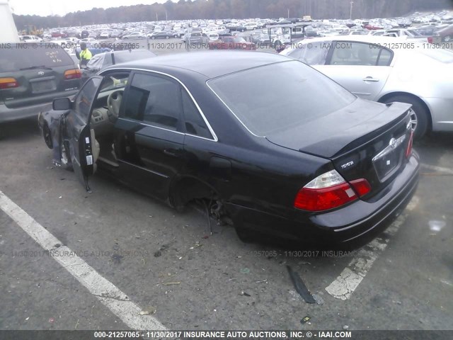 4T1BF28B84U340273 - 2004 TOYOTA AVALON XL/XLS BLACK photo 3