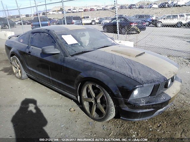 1ZVHT82H485146747 - 2008 FORD MUSTANG GT BLACK photo 1
