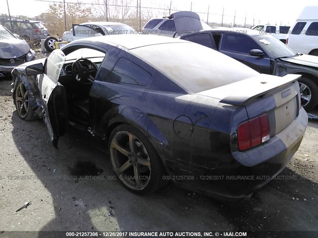 1ZVHT82H485146747 - 2008 FORD MUSTANG GT BLACK photo 3
