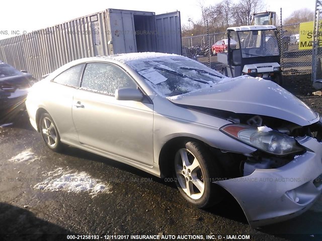 4T1CE38P96U737535 - 2006 TOYOTA CAMRY SOLARA SE/SLE SILVER photo 1