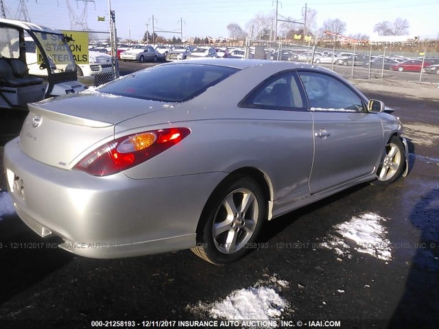 4T1CE38P96U737535 - 2006 TOYOTA CAMRY SOLARA SE/SLE ვერცხლისფერი ფოტო 4