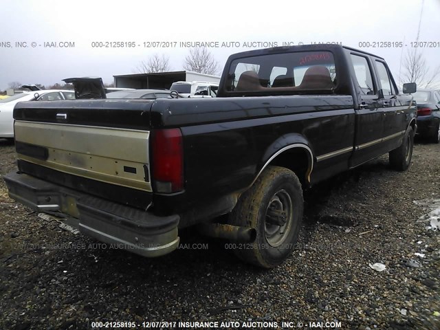 1FTJW35F7TEA13370 - 1996 FORD F350 BLACK photo 4