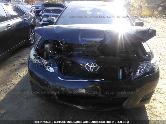 4T4BF3EK2BR124044 - 2011 TOYOTA CAMRY SE/LE/XLE BLACK photo 6