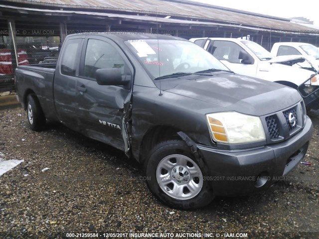 1N6BA06A15N543113 - 2005 NISSAN TITAN XE/SE/LE GRAY photo 1