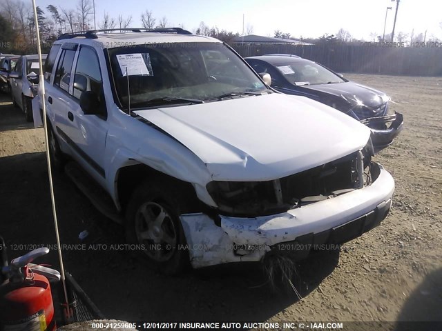 1GNDT13SX22525643 - 2002 CHEVROLET TRAILBLAZER  WHITE photo 1