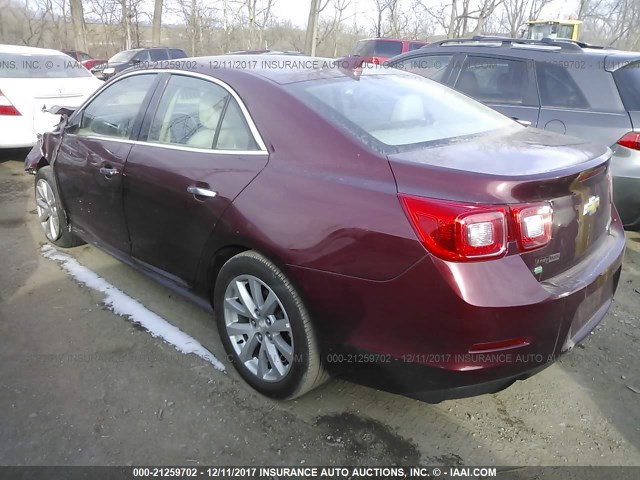 1G11F5SL1FF320899 - 2015 CHEVROLET MALIBU LTZ 栗色 照片 3