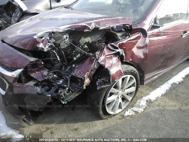 1G11F5SL1FF320899 - 2015 CHEVROLET MALIBU LTZ 栗色 照片 6