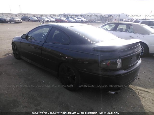 6G2VX12G64L215637 - 2004 PONTIAC GTO BLACK photo 3