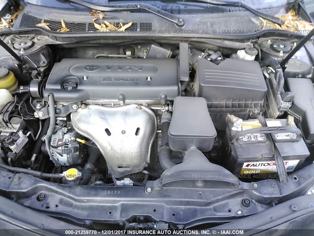4T1BE46K17U191369 - 2007 TOYOTA CAMRY NEW GENERAT CE/LE/XLE/SE BLACK photo 10