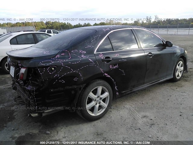 4T1BE46K17U191369 - 2007 TOYOTA CAMRY NEW GENERAT CE/LE/XLE/SE BLACK photo 4